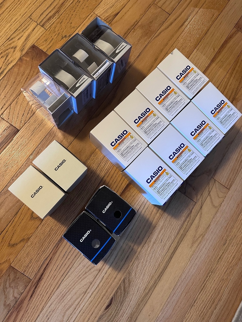Casio Watch Box Lot – Empty Boxes Only